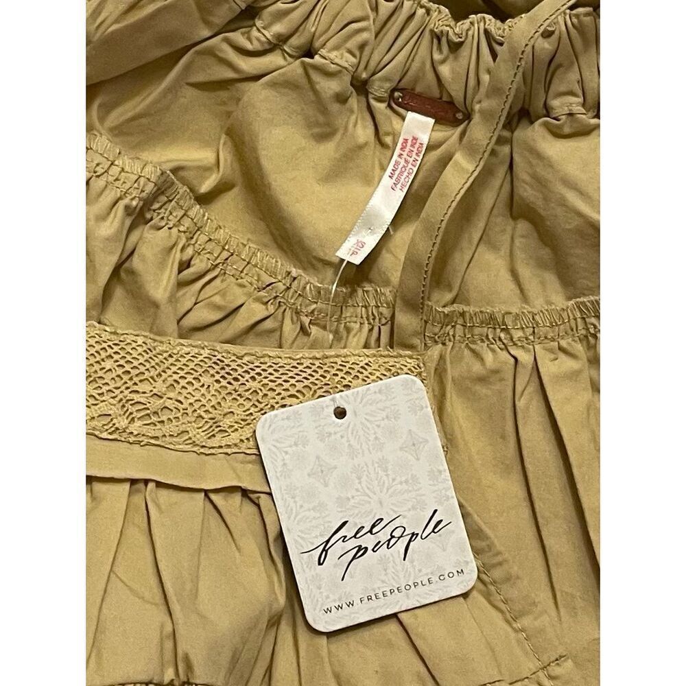 FREE PEOPLE Beach Life Pants Set Pampas Snd/Sable - Picture 4 of 6